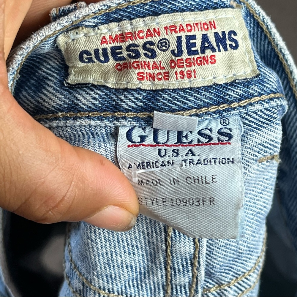 Guess Light Blue Jean Shorts - Picture 4 of 4